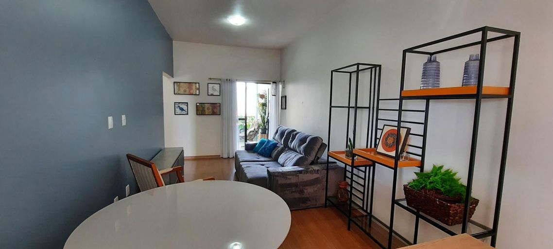 Apartamento mobiliado para locação no Edifício Marcelo Menozzo